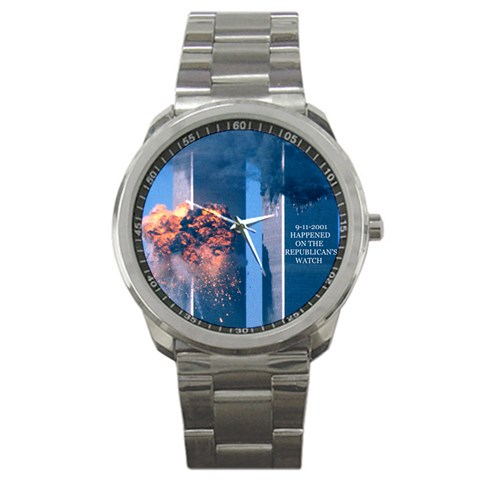 911 happened on the Republican s watch. Sport Metal Watch from ArtsNow.com Front