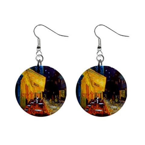 Vincent Van Gogh 1  Button Earrings from ArtsNow.com Front