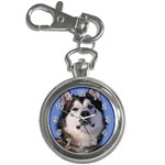 Alaskan Malamute Dog Key Chain Watch
