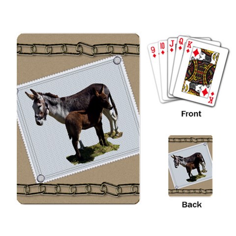 Jennyfoal Playing Cards Single Design from ArtsNow.com Back