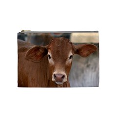 Brown Cow  0003 Cosmetic Bag (Medium) from ArtsNow.com Front