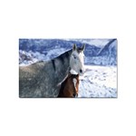 Winter Horses 0004 Sticker Rectangular (10 pack)