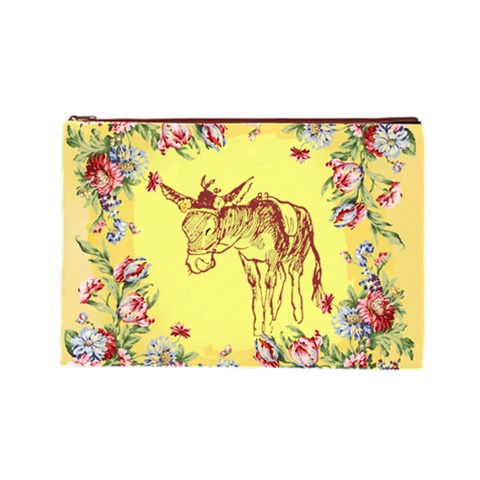 Donkey Cosmetic Bag (Large) from ArtsNow.com Front
