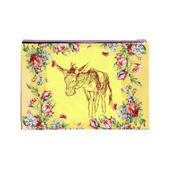 Donkey Cosmetic Bag (Large) from ArtsNow.com Back
