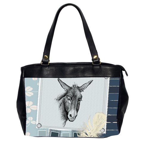 Donkey 3 Oversize Office Handbag (Two Sides) from ArtsNow.com Front