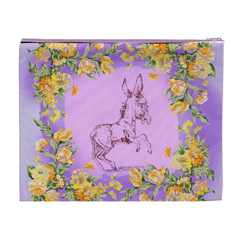 Donkey 5 Cosmetic Bag (XL) from ArtsNow.com Back