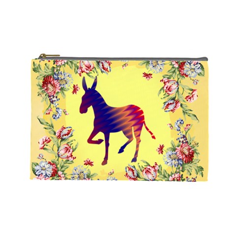Donkey 8 Cosmetic Bag (Large) from ArtsNow.com Front