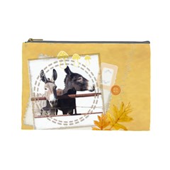 Donks & Fence Cosmetic Bag (Large) from ArtsNow.com Front