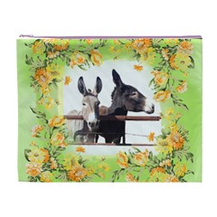 Donks & Fence Cosmetic Bag (XL) from ArtsNow.com Front