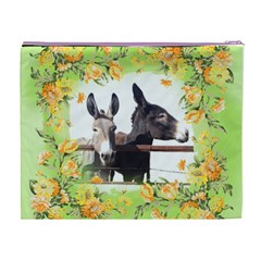 Donks & Fence Cosmetic Bag (XL) from ArtsNow.com Back