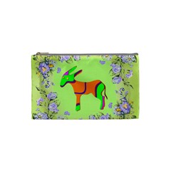 Funky Donkey Cosmetic Bag (Small) from ArtsNow.com Front