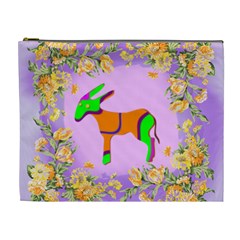 Funky Donkey Cosmetic Bag (XL) from ArtsNow.com Front