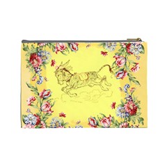 Leaping donkey Cosmetic Bag (Large) from ArtsNow.com Back