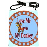 Love my donkey Shoulder Sling Bag
