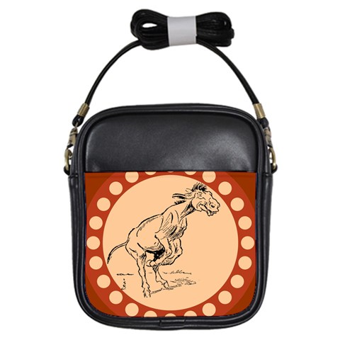Naughty donkey Girls Sling Bag from ArtsNow.com Front