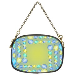 Pastel Square Swirl Chain Purse (Two Sides) from ArtsNow.com Back