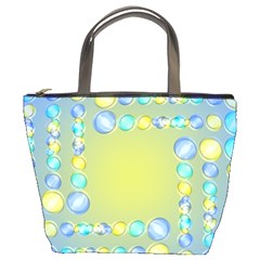 Pastel Square Swirl Bucket Bag from ArtsNow.com Front