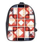 Abstract squares School Bag (Large)