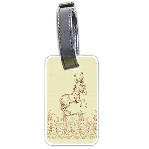 Donkey 5 Luggage Tag (one side) from ArtsNow.com Front