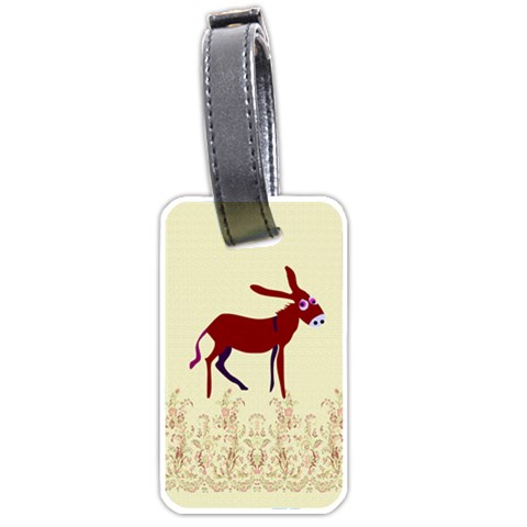 Donkey 6 Luggage Tag (one side) from ArtsNow.com Front