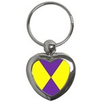 chi psi emblem Key Chain (Heart)