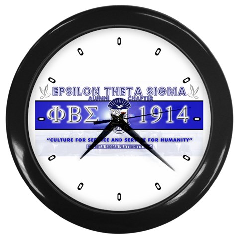 BANNER_for_chapter_alumni CARL D GREENE Wall Clock (Black) from ArtsNow.com Front