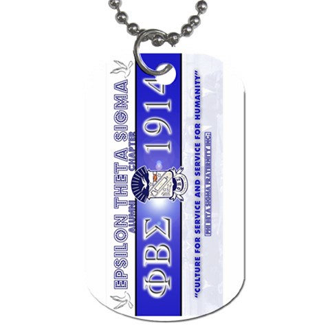 BANNER_for_chapter_alumni CARL D GREENE Dog Tag (One Side) from ArtsNow.com Front