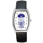 PHI_BETA_SIGMA_shield_w-letters_12 Barrel Style Metal Watch