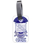 PHI_BETA_SIGMA_shield_w-letters_12 Luggage Tag (two sides)