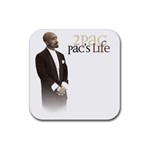 2Pac-Pacs Life Rubber Coaster (Square)