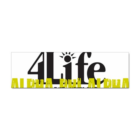 ALPHA 4 life Sticker (Bumper) from ArtsNow.com Front