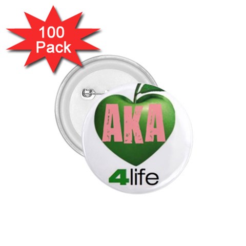 AKA 4 life3 1.75  Button (100 pack)  from ArtsNow.com Front