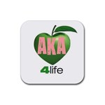 AKA 4 life3 Rubber Coaster (Square)