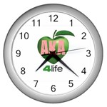 AKA 4 life3 Wall Clock (Silver)