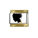 s g rho -photo-8 Gold Trim Italian Charm (9mm)