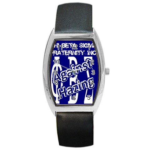 SIGMA2_against_hazing Barrel Style Metal Watch from ArtsNow.com Front