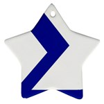 sigma GreekLetter Star Ornament (Two Sides)