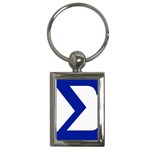 sigma Greek Key Chain (Rectangle)