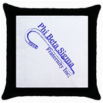 sigma 4_canes_peppermint_single Throw Pillow Case (Black)