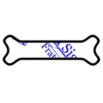 sigma 4_canes_peppermint_single Magnet (Dog Bone)