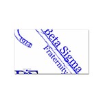 sigma 4_canes_peppermint_singl Sticker (Rectangular)