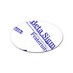 sigma 4_canes_peppermint_singl Sticker Oval (10 pack)