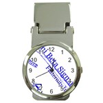 sigma 4_canes_peppermint_singl Money Clip Watch