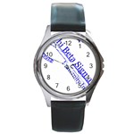 sigma 4_canes_peppermint_sing Round Metal Watch