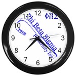sigma 4_canes_peppermint_sing Wall Clock (Black)