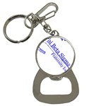 sigma 4_canes_peppermint_sing Bottle Opener Key Chain