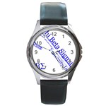 sigma 4_canes_peppermint_sin Round Metal Watch