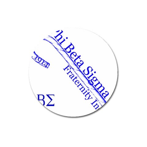 sigma 4_canes_peppermint_sin Magnet 3  (Round) from ArtsNow.com Front