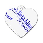 sigma 4_canes_peppermint_sin Dog Tag Heart (Two Sides)