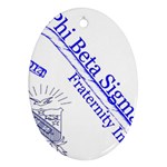 sigma 4_canes_peppermint_si Ornament (Oval)